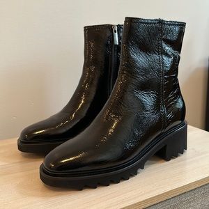 Aquatalia Saundra Boots Black Naplak